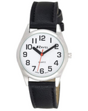 Ravel Super Bold Easy Read Dia Silverl Polished Round Case Watch R0125.01.2