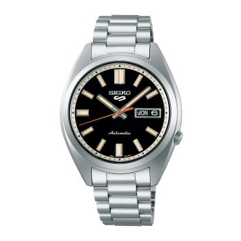 5 Sports SNXS 'Deep Black Wash' Classic Sports 37.5mm Mens Watch Black
