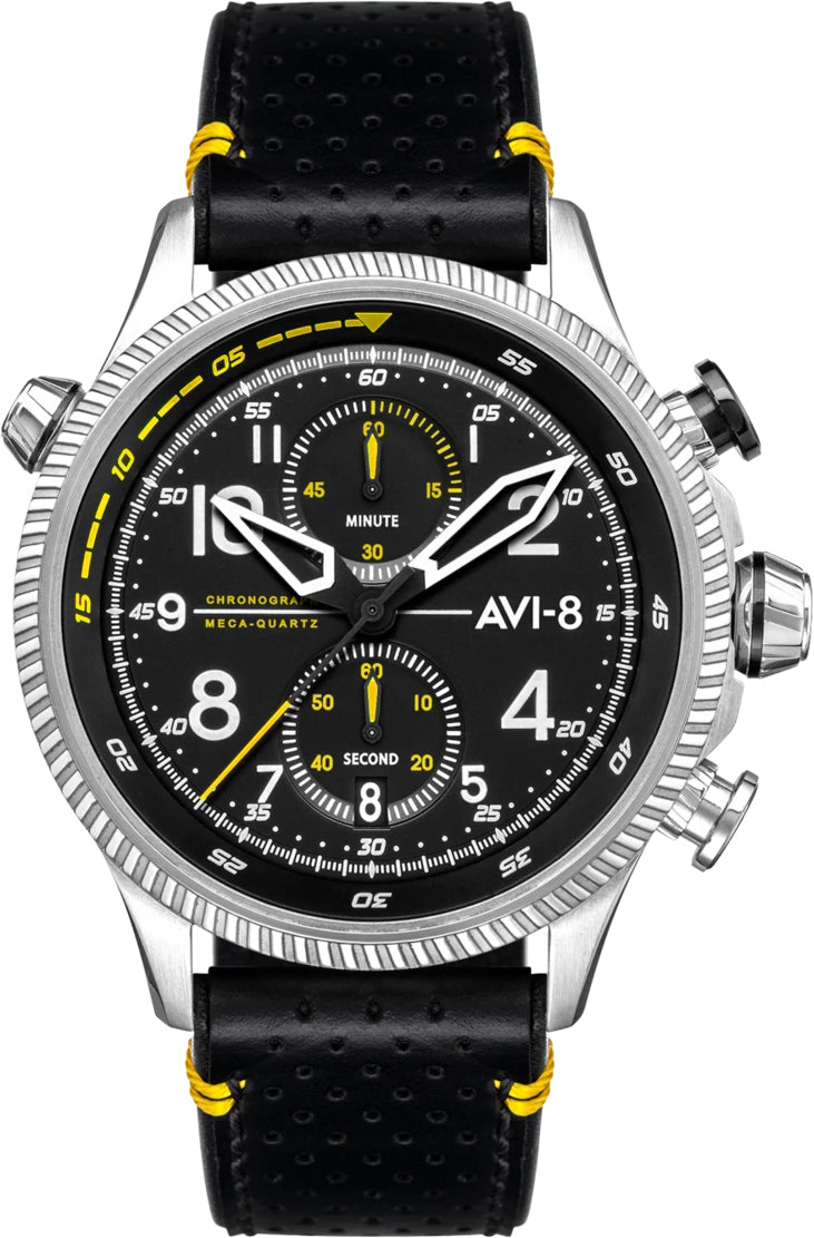 AVI-8 Watch Hawker Hunter Duke Chronograph Halton - Black AVI-8 Watch Hawker Hunter Duke Chronograph Halton - Black