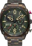 AVI-8 Watch Hawker Hunter Retrograde Chronograph Ground Camo - Green