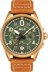 AVI-8 Watch Spitfire Lock Chronograph Bronze Green - Green