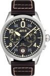AVI-8 Watch Spitfire Lock Chronograph Midnight Oak - Black