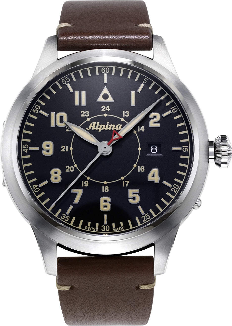 Alpina Watch Startimer Pilot Chronograph Big Date - Black Alpina Watch Startimer Pilot Chronograph Big Date - Black