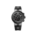 Aluminium Bvlgari Bvlgari 41mm Black Dial Gents Chronograph Watch