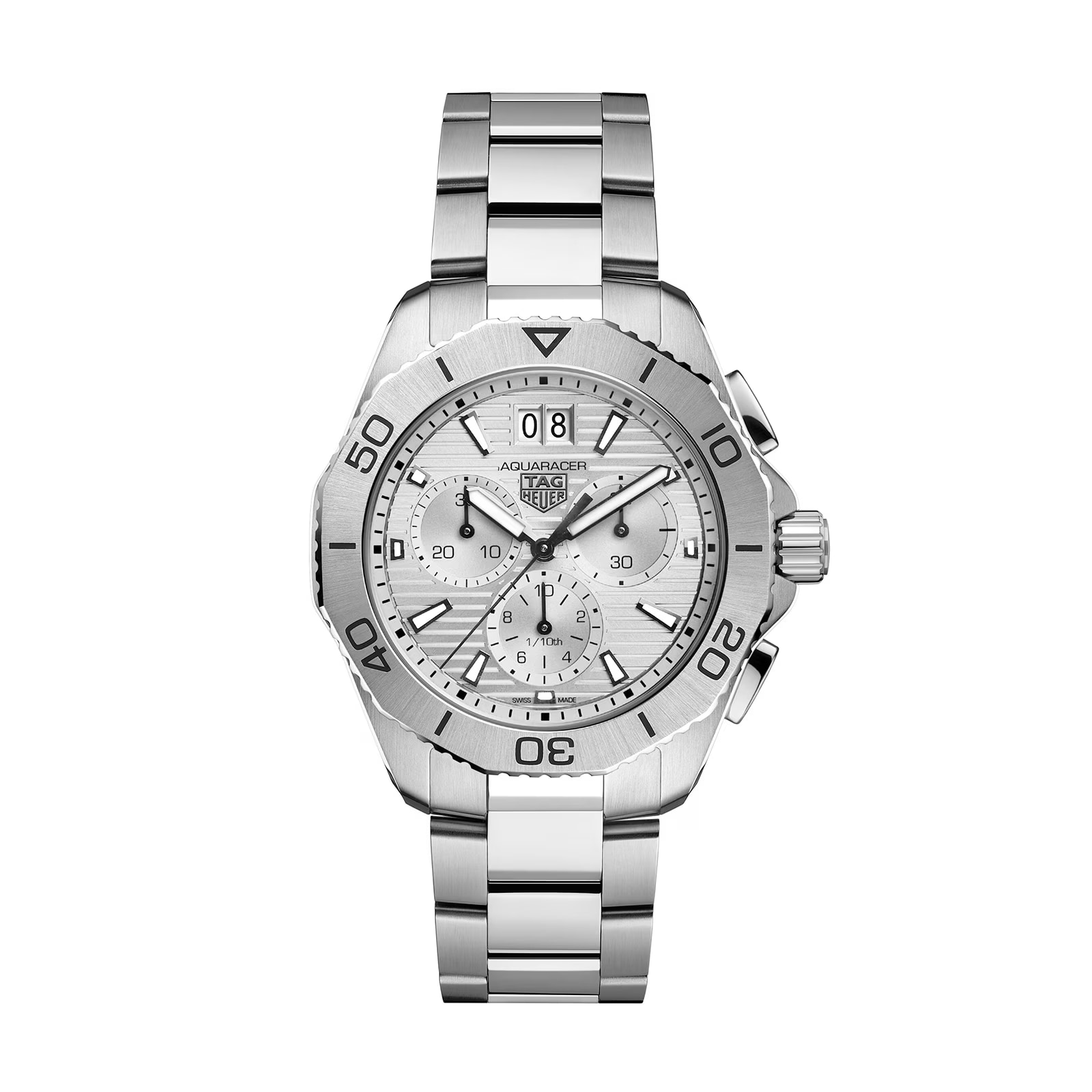 Aquaracer Chronograph 40mm Mens Watch Grey Aquaracer Chronograph 40mm Mens Watch Grey