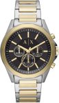 Armani Exchange Watch Chronograph Mens - Black