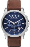 Armani Exchange Watch Chronograph Mens - Blue