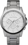 Armani Exchange Watch Chronograph Mens - Silver