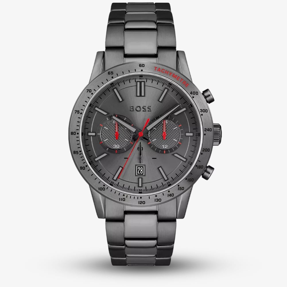 BOSS Mens Allure Grey Stainless Steel Chronograph Watch 1513924 BOSS Mens Allure Grey Stainless Steel Chronograph Watch 1513924