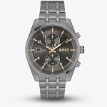 BOSS Skytraveller Grey Chronograph Watch 1514153