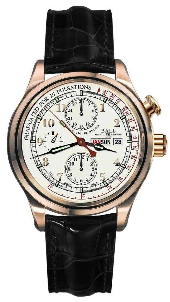 Ball Watch Company Trainmaster Doctors Chronograph Limited Edition - White Ball Watch Company Trainmaster Doctors Chronograph Limited Edition - White