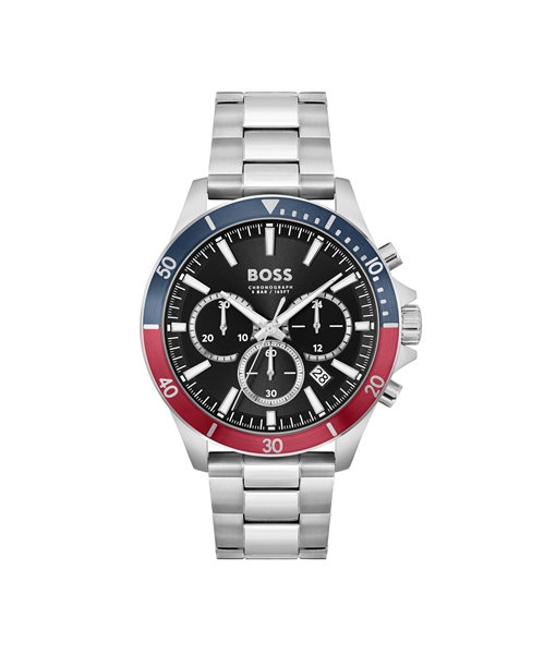 Boss Troper Red Blue Chronograph Watch Boss Troper Red Blue Chronograph Watch