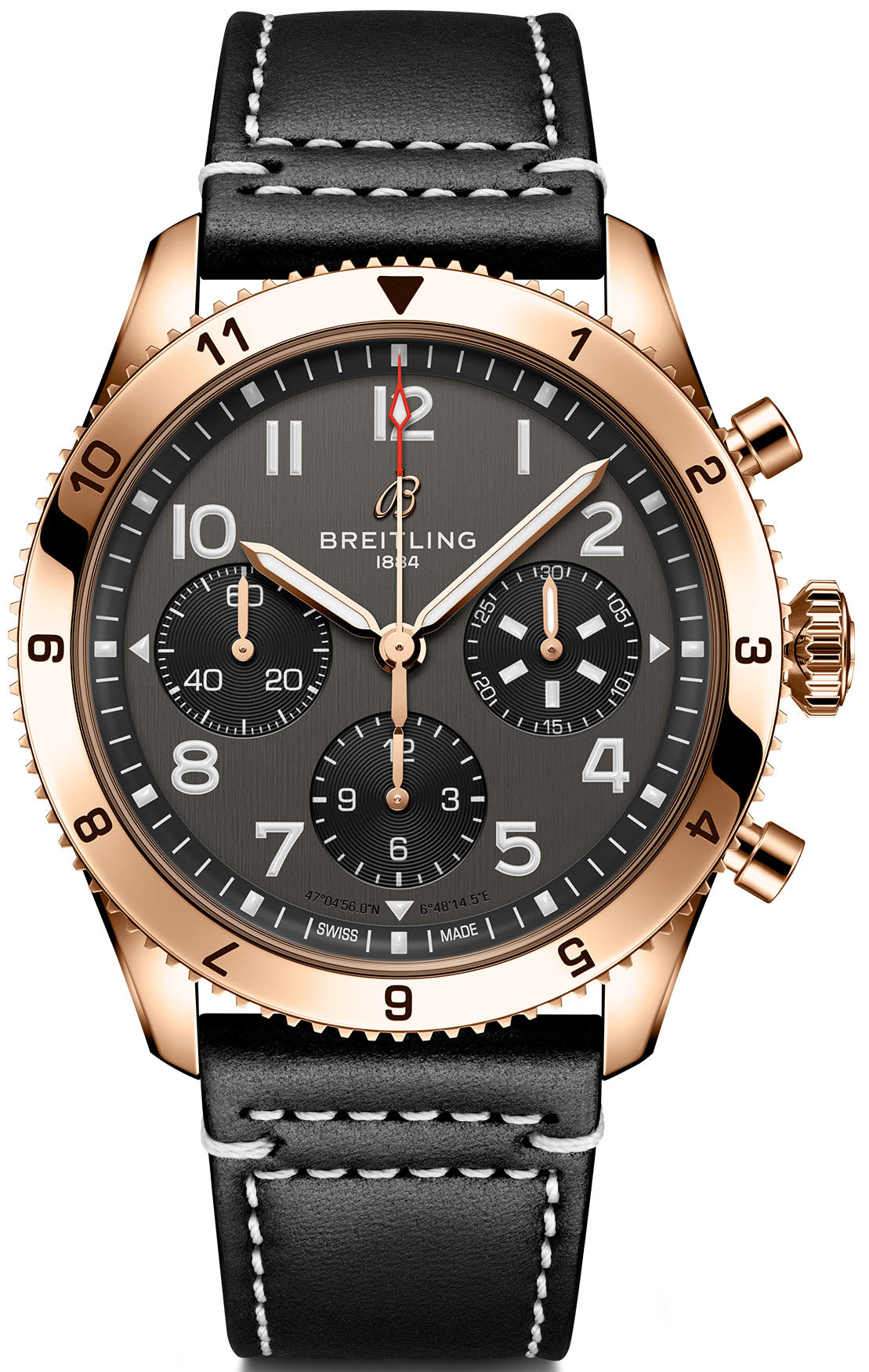 Breitling Classic AVI Chronograph 42 P-51 Mustang Red Gold Breitling Classic AVI Chronograph 42 P-51 Mustang Red Gold