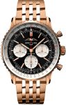 Breitling Navitimer B01 Chronograph 43 Black 18k Red Gold
