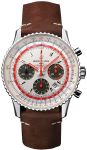 Breitling Watch Navitimer 1 B01 Chronograph 43 Airline Edition TWA - Silver