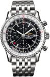 Breitling Watch Navitimer 1 Chronograph GMT 46 Navitimer Bracelet - Black