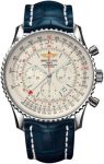 Breitling Watch Navitimer GMT Chronograph Croco Tang Type - Cream
