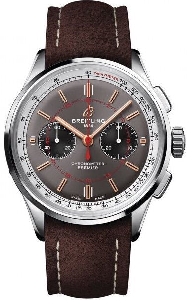 Breitling Watch Premier B01 Chronograph 42 Wheels And Waves Limted Edition - Grey Breitling Watch Premier B01 Chronograph 42 Wheels And Waves Limted Edition - Grey