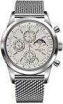 Breitling Watch Transocean Chronograph 1461 Mercury Silver - Silver