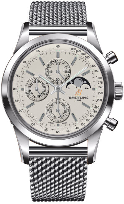 Breitling Watch Transocean Chronograph 1461 Mercury Silver - Silver Breitling Watch Transocean Chronograph 1461 Mercury Silver - Silver