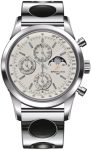 Breitling Watch Transocean Chronograph 1461 Mercury Silver - Silver