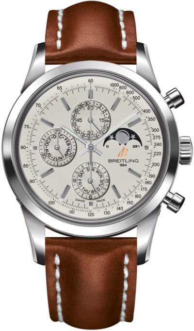Breitling Watch Transocean Chronograph 1461 Mercury Silver - Silver Breitling Watch Transocean Chronograph 1461 Mercury Silver - Silver