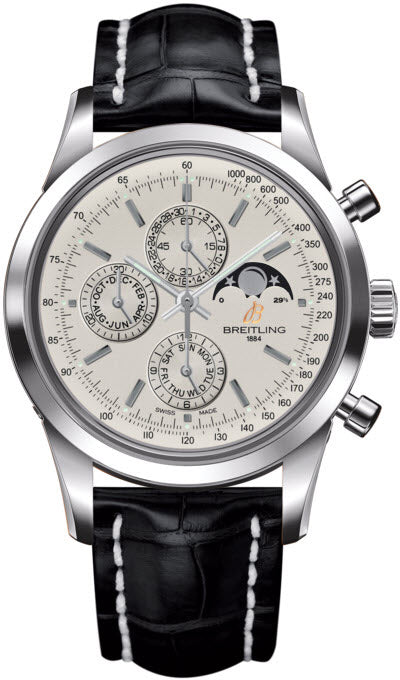 Breitling Watch Transocean Chronograph 1461 Mercury Silver - Silver Breitling Watch Transocean Chronograph 1461 Mercury Silver - Silver