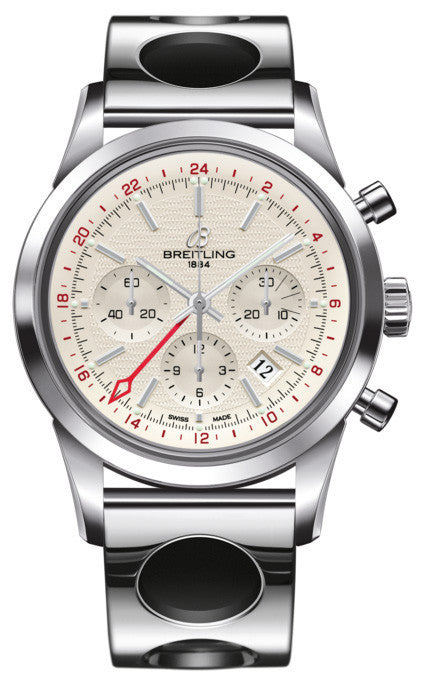 Breitling Watch Transocean Chronograph GMT Limited Edition - Silver Breitling Watch Transocean Chronograph GMT Limited Edition - Silver