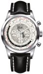 Breitling Watch Transocean Chronograph Unitime Polar White - White