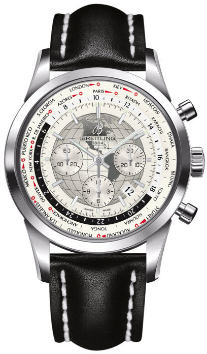 Breitling Watch Transocean Chronograph Unitime Polar White - White Breitling Watch Transocean Chronograph Unitime Polar White - White