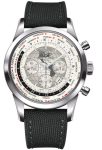 Breitling Watch Transocean Chronograph Unitime Polar White - White