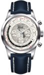 Breitling Watch Transocean Chronograph Unitime Polar White – White