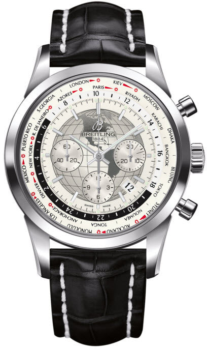 Breitling Watch Transocean Chronograph Unitime Polar White - White Breitling Watch Transocean Chronograph Unitime Polar White - White