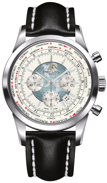 Breitling Watch Transocean Chronograph Unitime Polar White - White Breitling Watch Transocean Chronograph Unitime Polar White - White