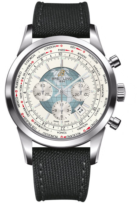 Breitling Watch Transocean Chronograph Unitime Polar White - White Breitling Watch Transocean Chronograph Unitime Polar White - White
