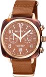 Briston Clubmaster Classic Chronograph Terracotta Caramel