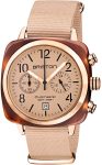 Briston Clubmaster Classic Chronograph Terracotta Nude