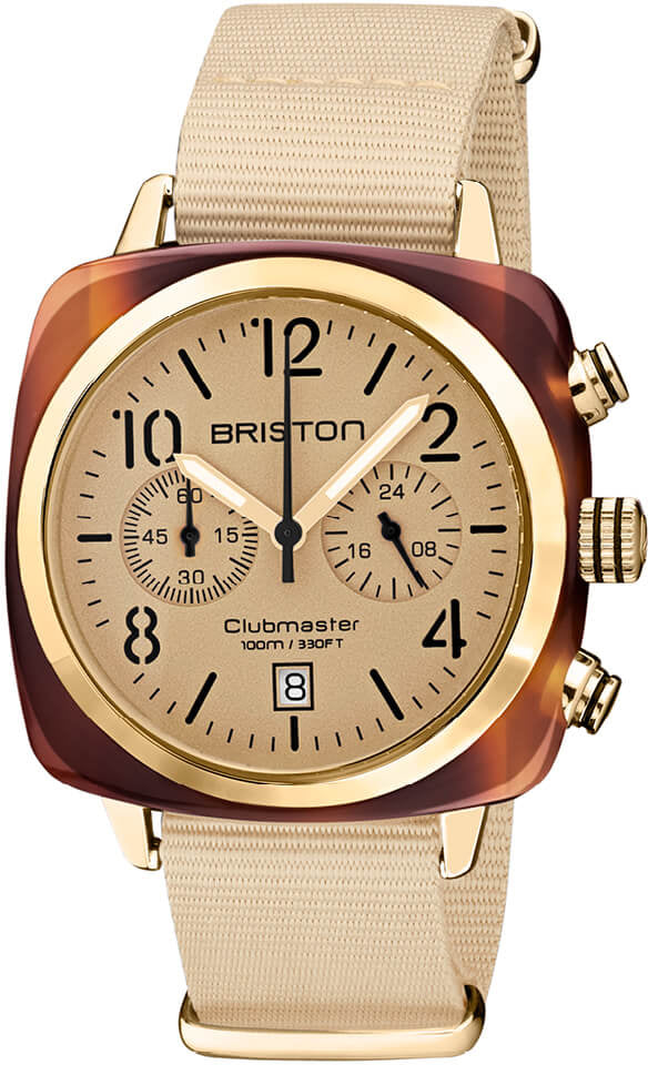 Briston Clubmaster Classic Chronograph Terracotta Vanilla Briston Clubmaster Classic Chronograph Terracotta Vanilla