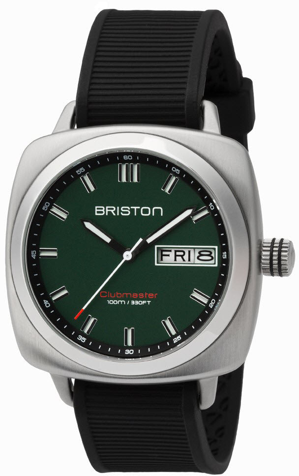 Briston Watch Clubmaster Sport HMS Day Date Timeless - Green Briston Watch Clubmaster Sport HMS Day Date Timeless - Green
