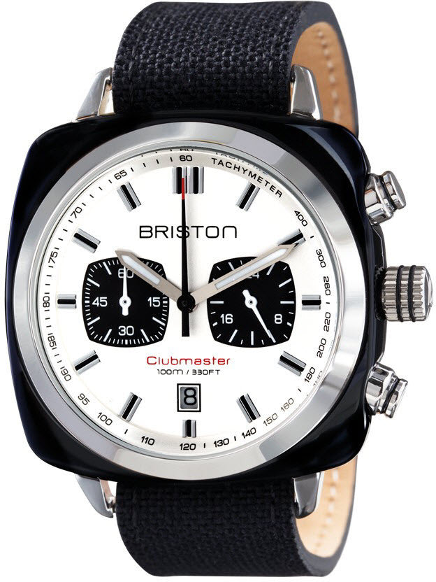 Briston Watch Clubmaster Sport Timeless - White Briston Watch Clubmaster Sport Timeless - White