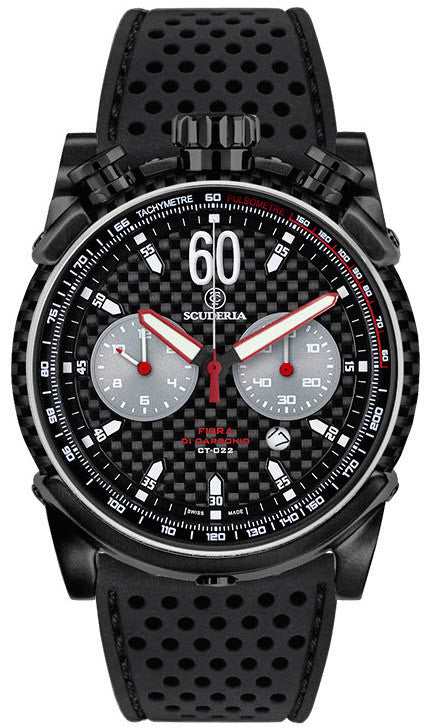 CT Scuderia Watch Fibra Di Carbonio Chronograph - Black CT Scuderia Watch Fibra Di Carbonio Chronograph - Black