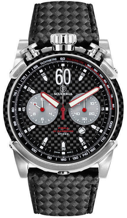 CT Scuderia Watch Fibra Di Carbonio Chronograph - Black CT Scuderia Watch Fibra Di Carbonio Chronograph - Black