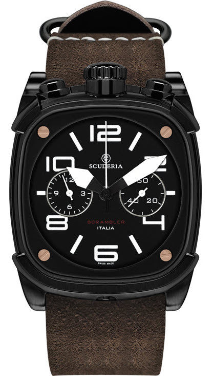 CT Scuderia Watch Scuderia Scrambler Chronograph - Black CT Scuderia Watch Scuderia Scrambler Chronograph - Black
