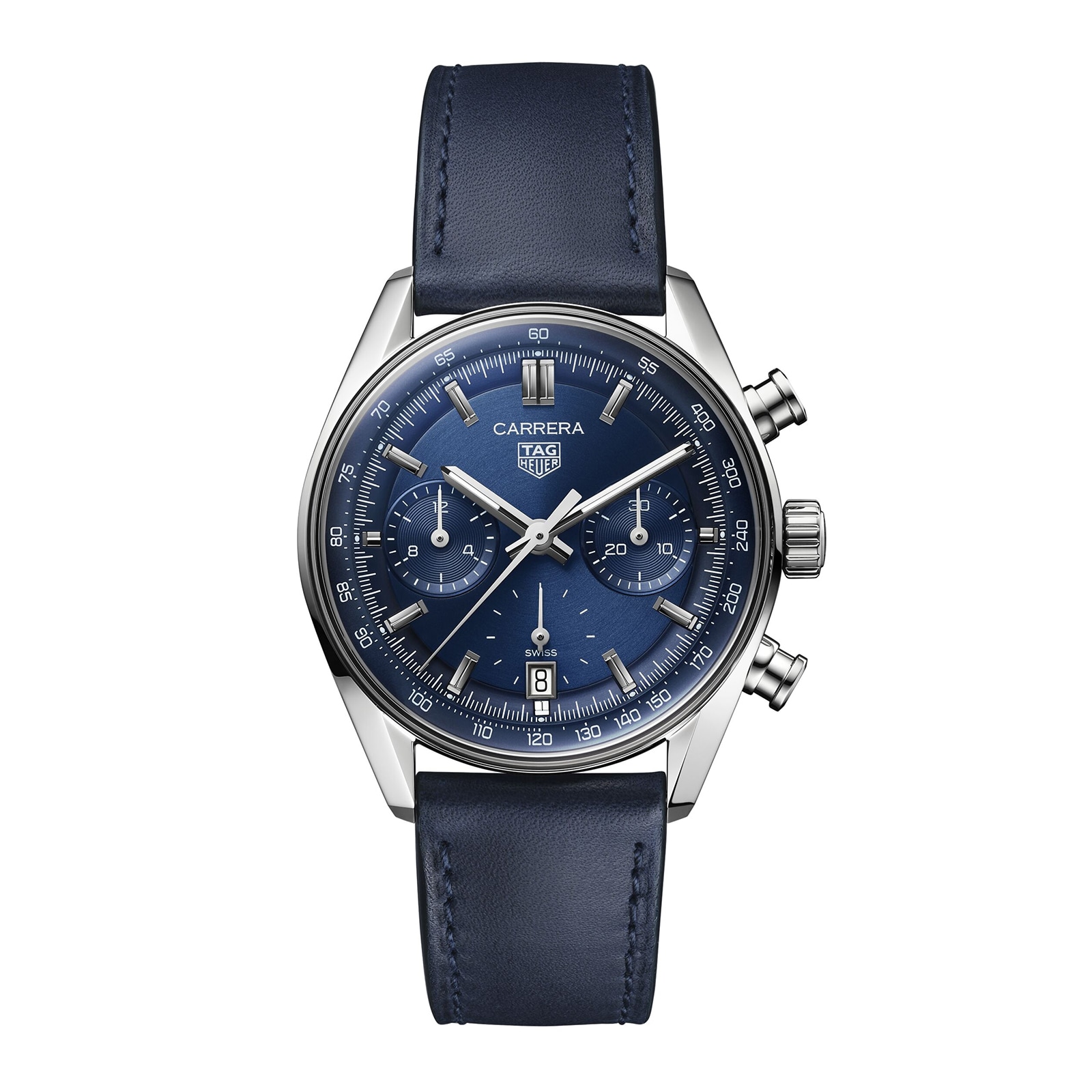 Carrera Chronograph 39mm Mens Watch Blue Carrera Chronograph 39mm Mens Watch Blue
