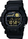 Casio Classic G-Shock Black Vibrating Timer Alarm Chronograph Mens Watch GD-350-1BER 50mm