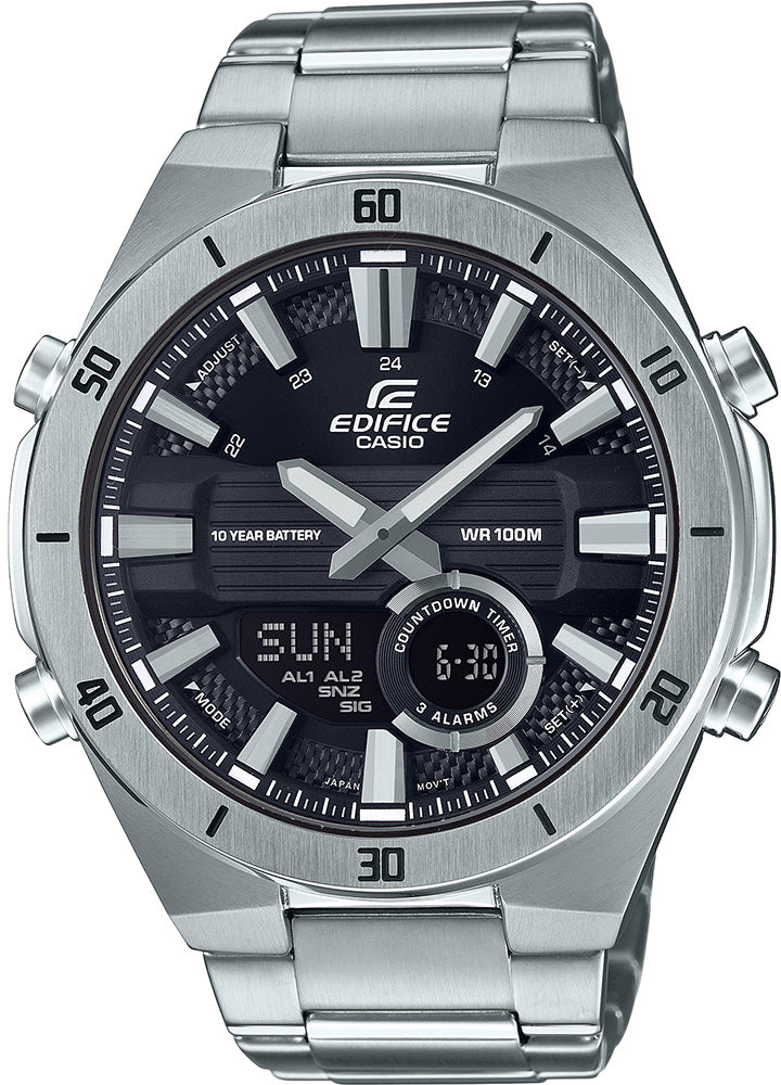 Casio Watch Edifice Alarm Chronograph - Black Casio Watch Edifice Alarm Chronograph - Black