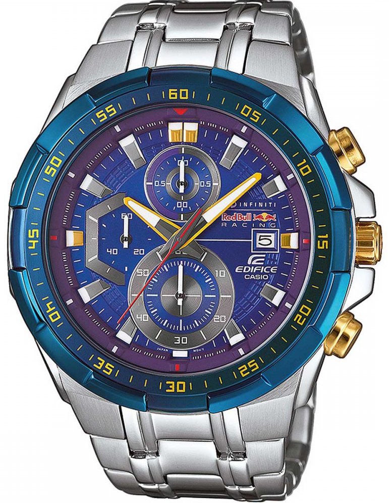 Casio Watch Edifice Alarm Chronograph Red Bull Edition - Blue Casio Watch Edifice Alarm Chronograph Red Bull Edition - Blue