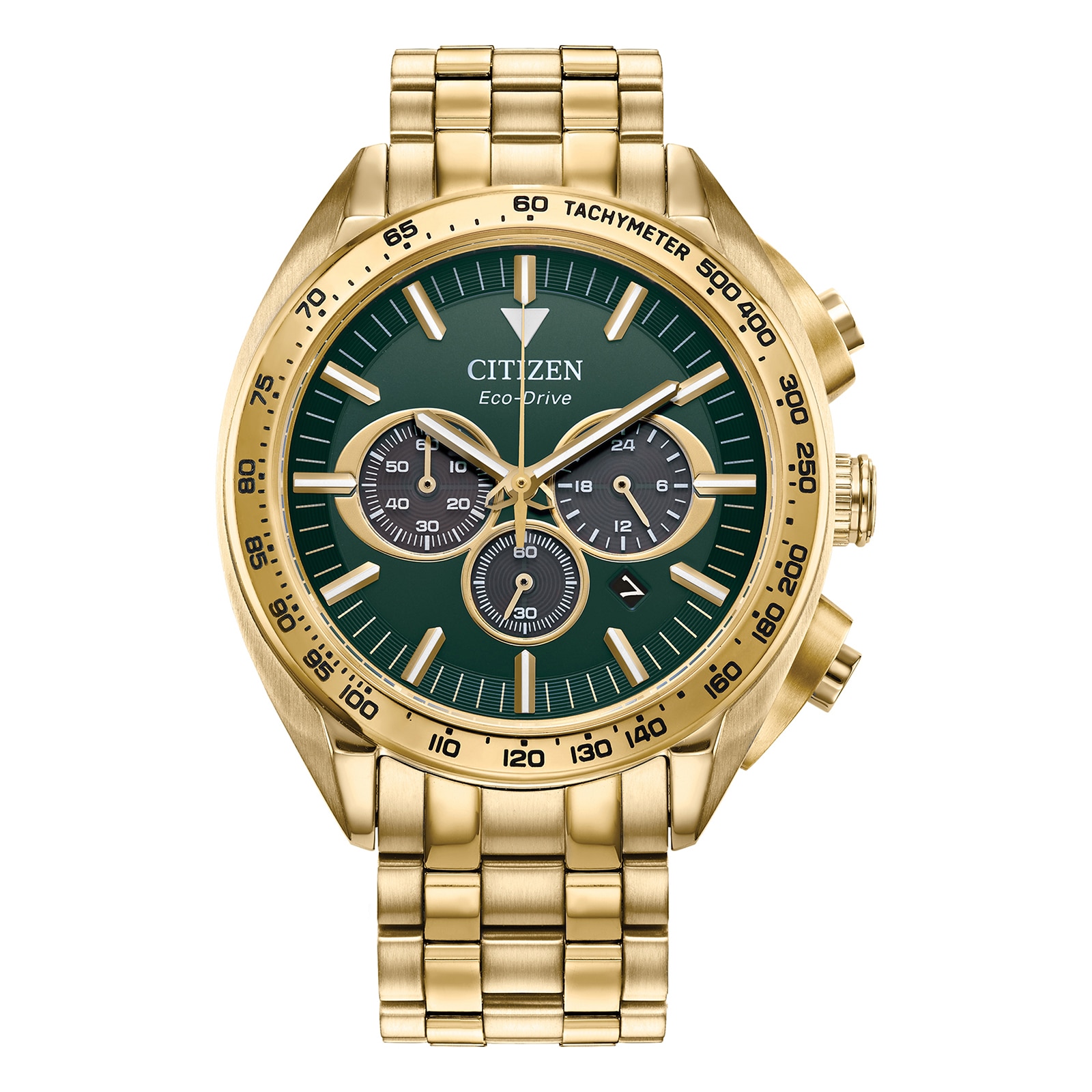 Chronograph 43mm Mens Watch - PVD Gold Chronograph 43mm Mens Watch - PVD Gold