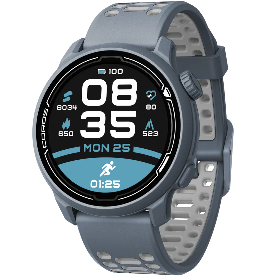 Coros Watch Pace 2 Premium GPS Sport Blue Steel - Black Coros Watch Pace 2 Premium GPS Sport Blue Steel - Black