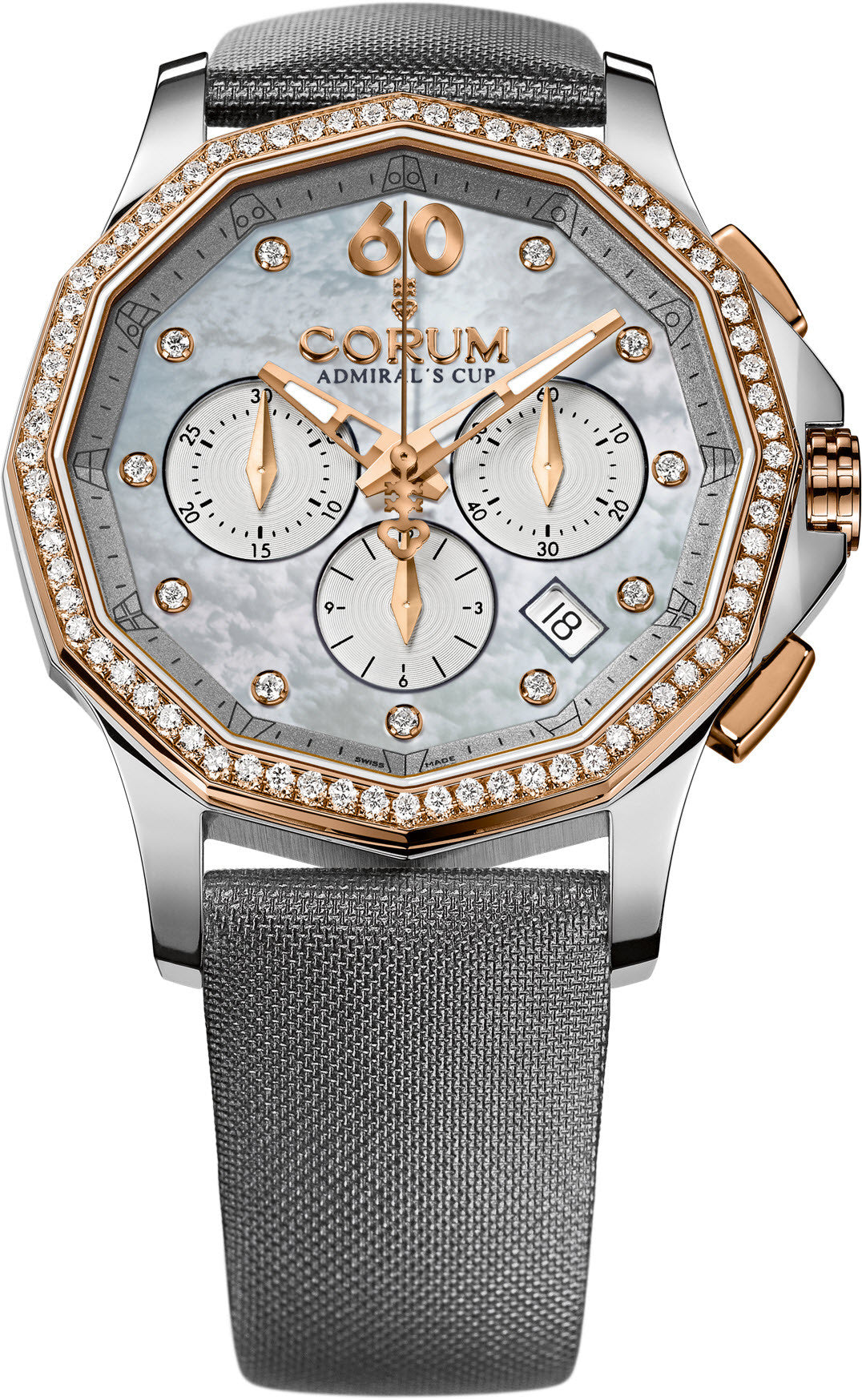 Corum Watch Admirals Cup Legend 38 Chronograph - Grey Corum Watch Admirals Cup Legend 38 Chronograph - Grey